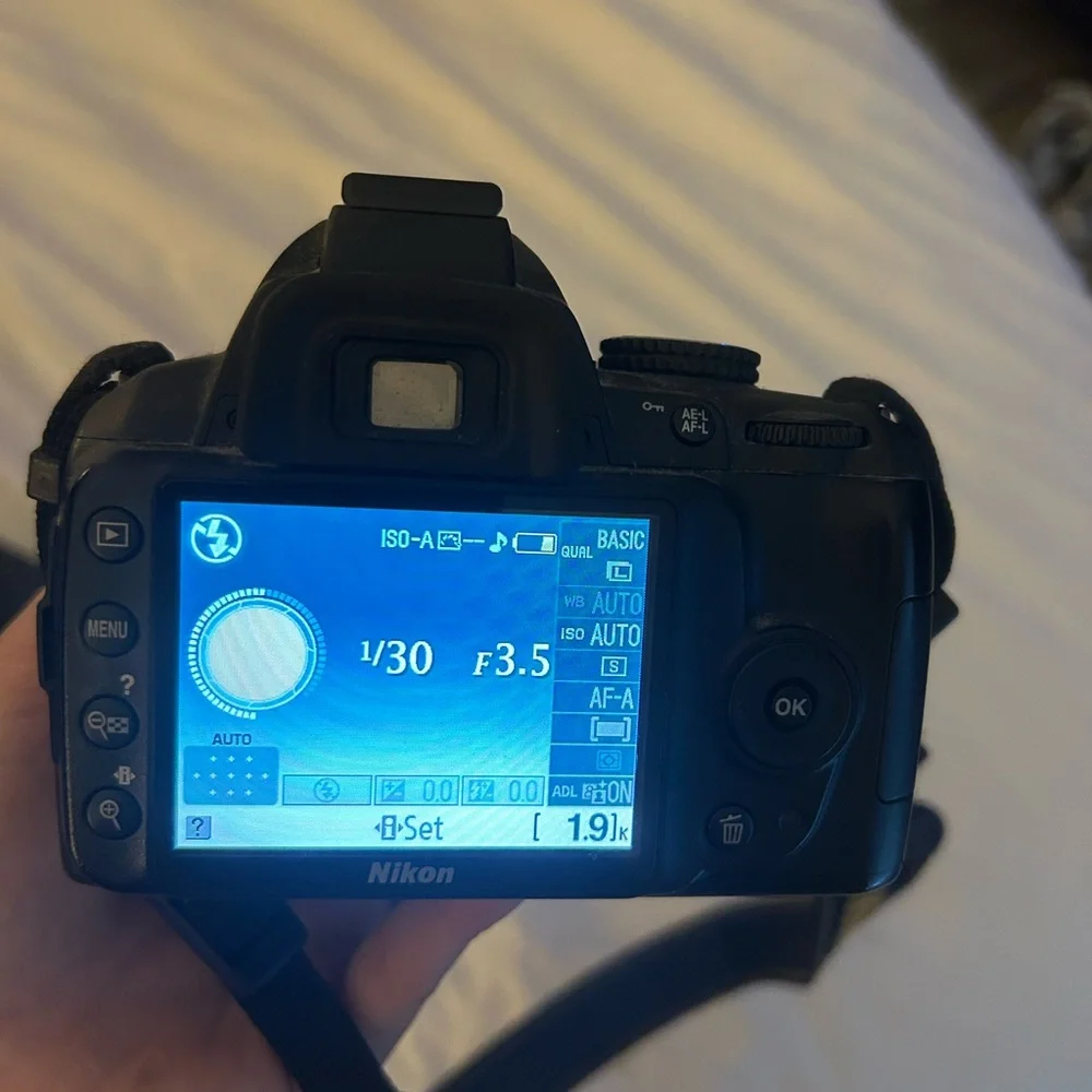 Nikon Black Digital Camera with Professional DSLR Design